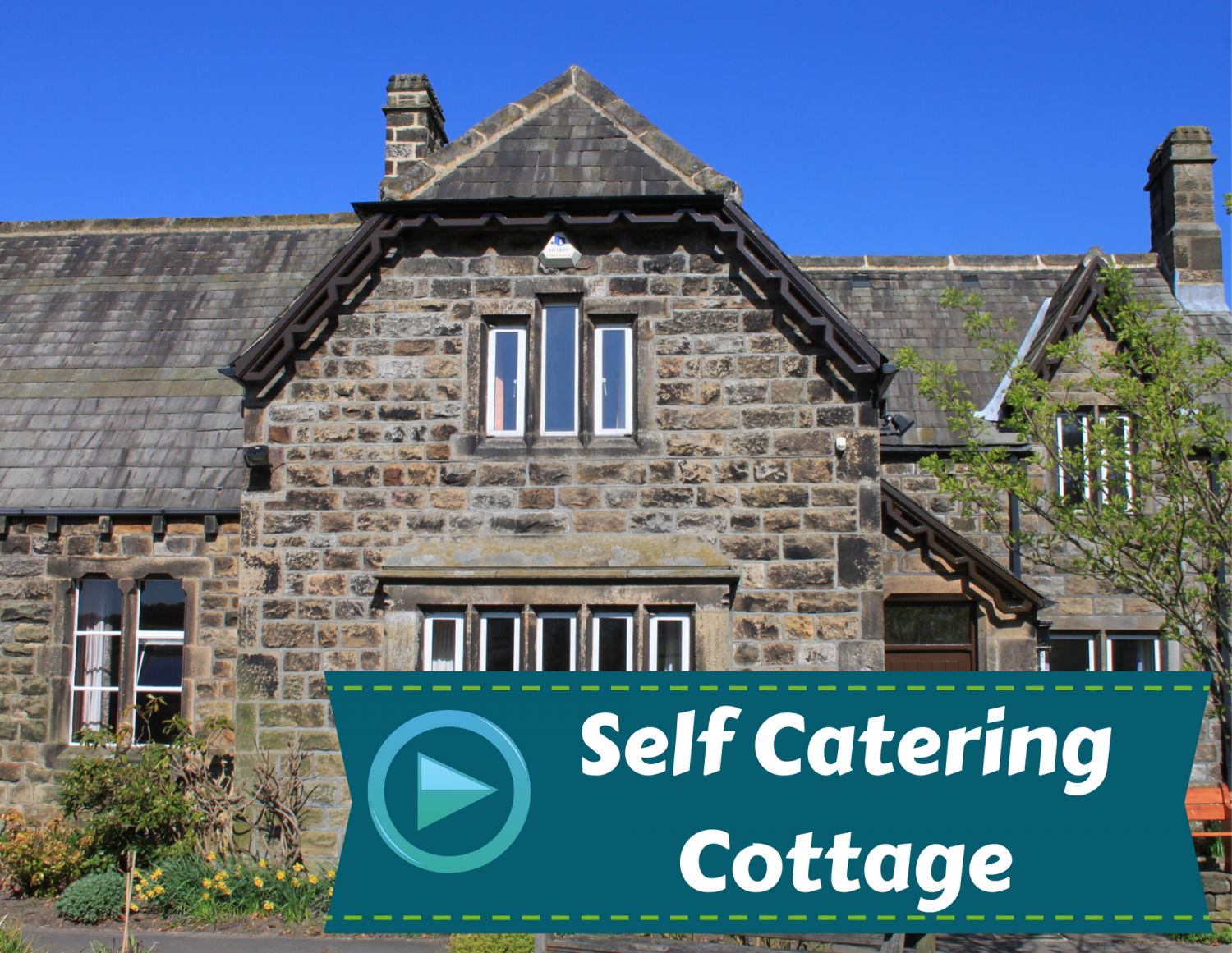 Self contained self catering cottage but can be rented for sole use with the Centre